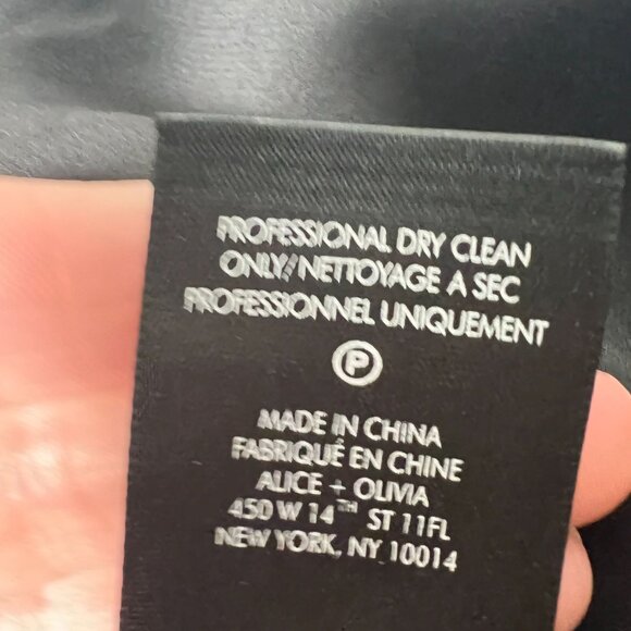 NWT Alice + Olivia Elza Godet Silk Maxi Skirt Black Pink California Poppy 0 - Picture 16 of 16